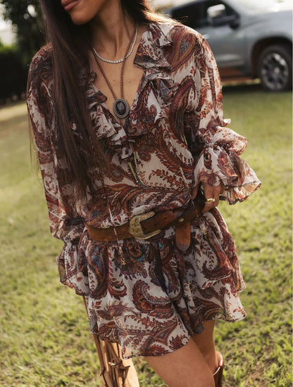 VESTIDO CLOUDE MIRELA ESTAMPADO