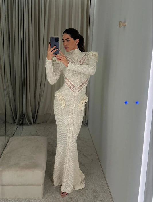 VESTIDO CLOUDE GIL PALHA