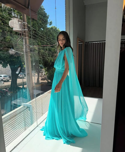 Vestido D'Teliê Eliana Azul