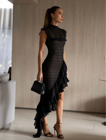 VESTIDO CLOUDE BETANIA PRETO