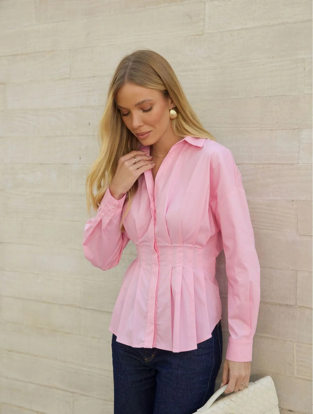 CAMISA CLOUDE HELENA ROSA