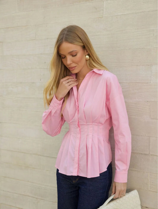 CAMISA CLOUDE HELENA ROSA