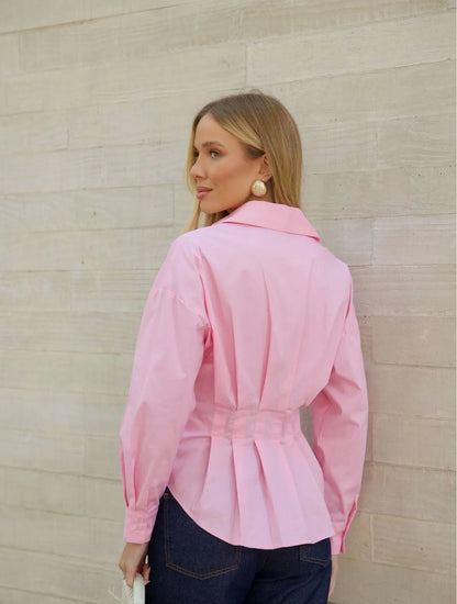 CAMISA CLOUDE HELENA ROSA