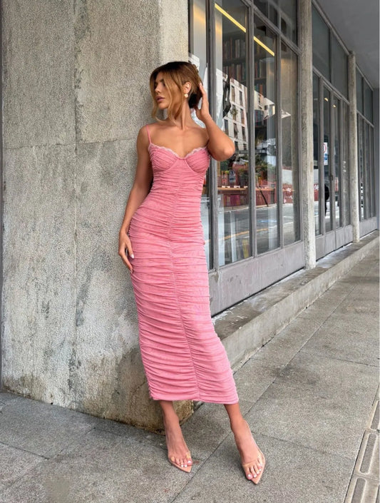 VESTIDO CLOUDE LIZI ROSE