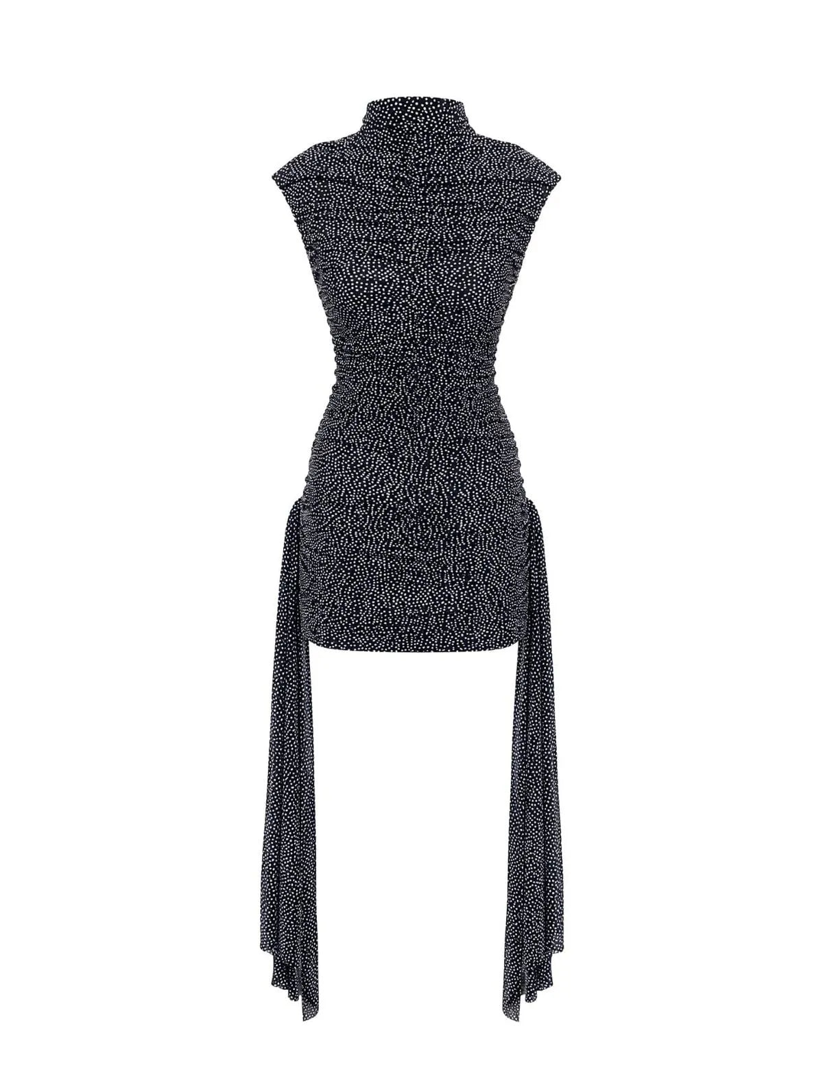 VESTIDO OLGA POA PRETO