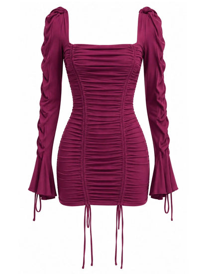 VESTIDO CLOUDE MARTINA BORDO