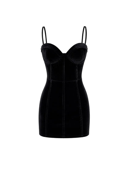 VESTIDO CLOUDE JADE PRETO