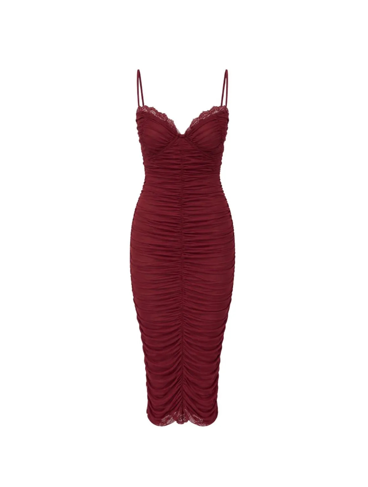 VESTIDO CLOUDE DEYSE BORDO