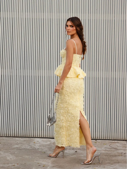 CONJUNTO PANDORA AMARELO