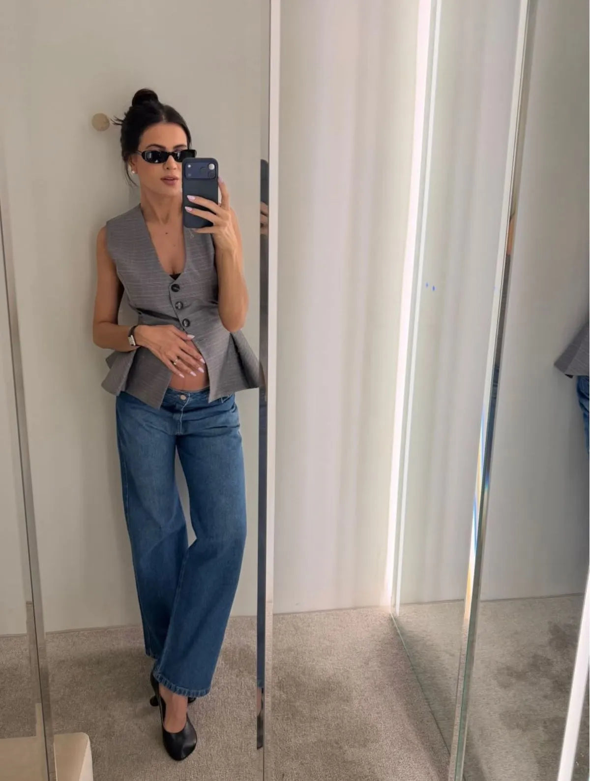 BLUSA TABATA CINZA