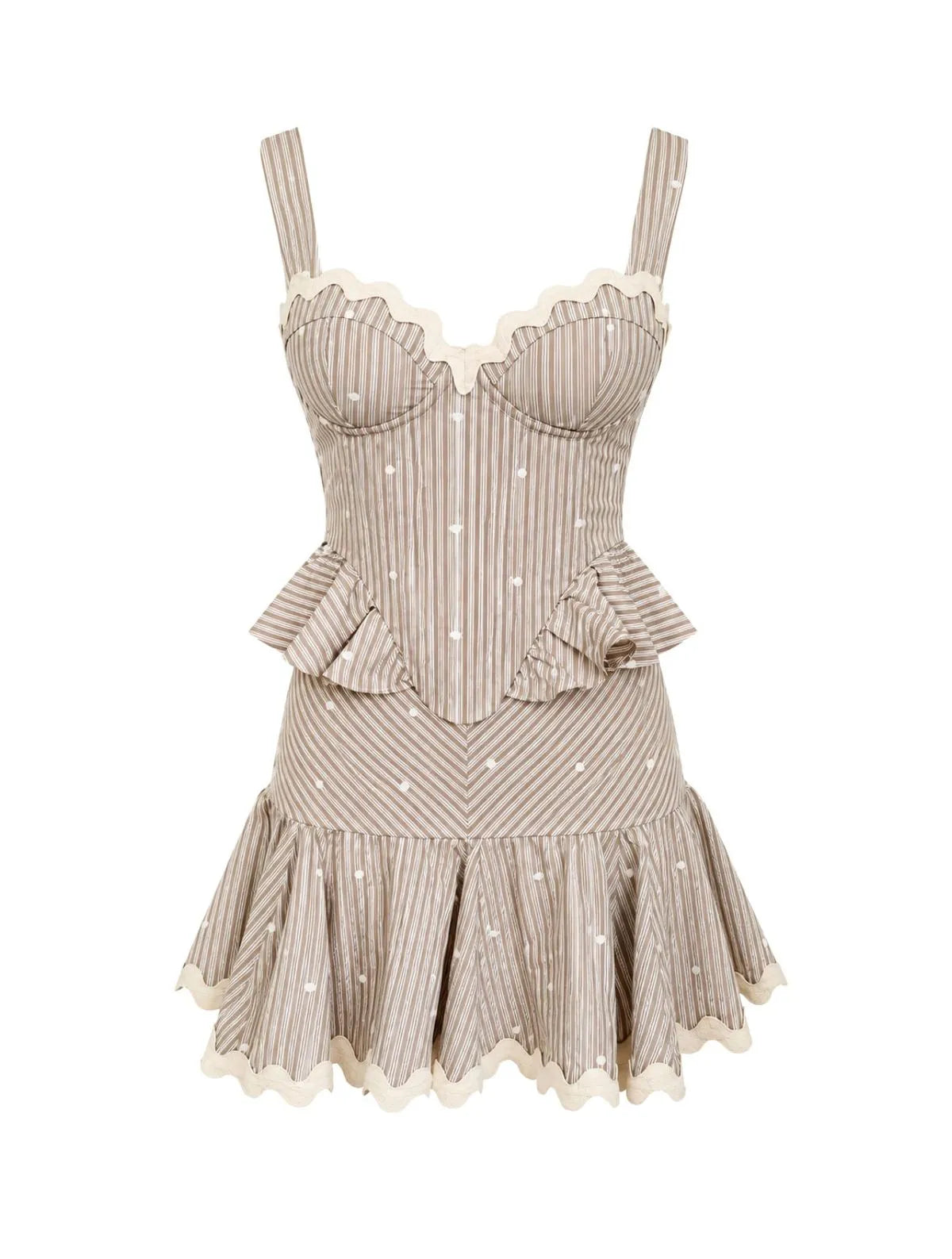 CONJUNTO THAIS LISTRA BEGE