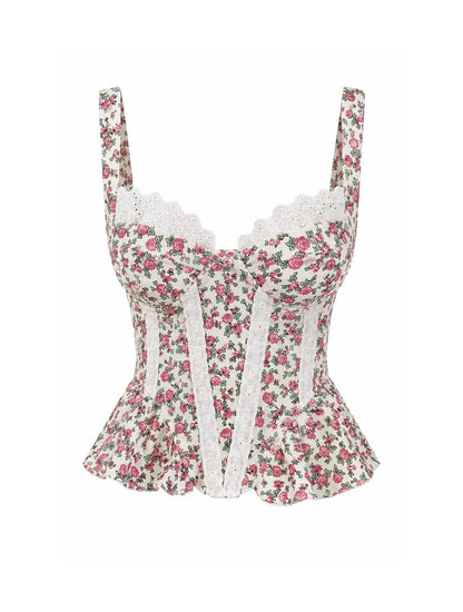 CROPPED LUA FLORAL