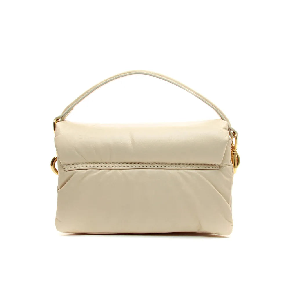 Bolsa Cecconello Francesca Mini Couro Off White