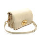 Bolsa Cecconello Francesca Mini Couro Off White