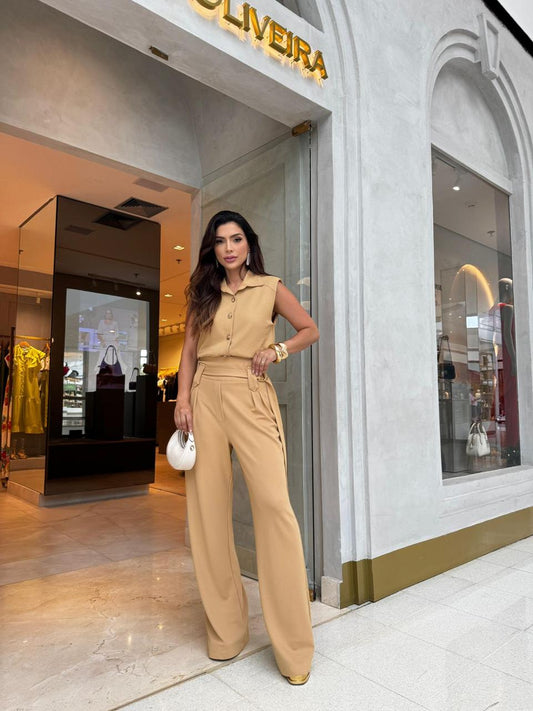 CONJUNTO LE LIS BLANC NILVA CAMISA E CALÇA