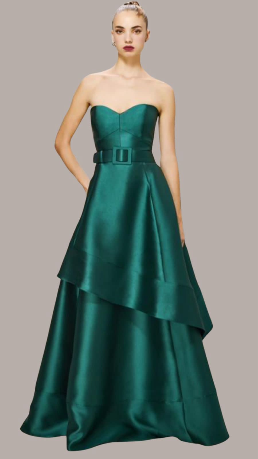 Vestido M.Rodarte Duas Camadas Verde