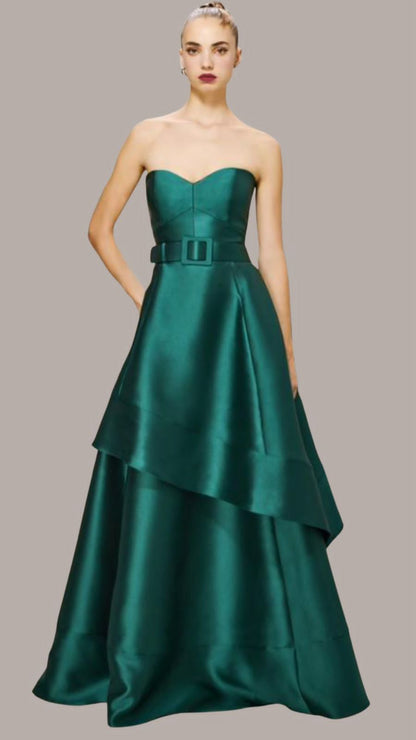 Vestido M.Rodarte Duas Camadas Verde