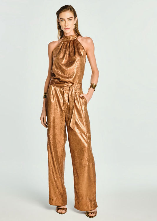 CONJUNTO RAIZZ MARROM SHIMMER BRILHO