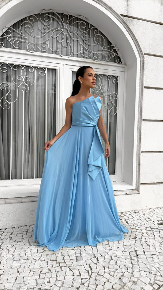 VESTIDO SRBRAND HELENA AZUL