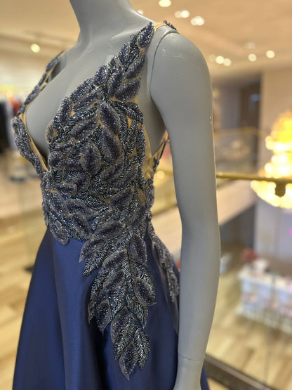Vestido M.Rodarte Lia Azul Carbono