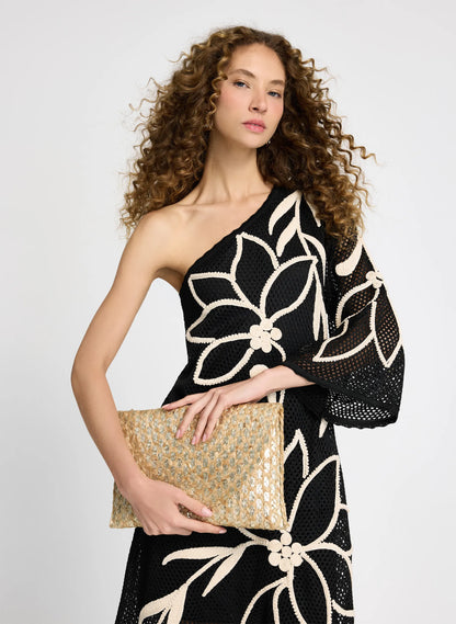 CLUTCH LELIS BLANC LIANA GOLD