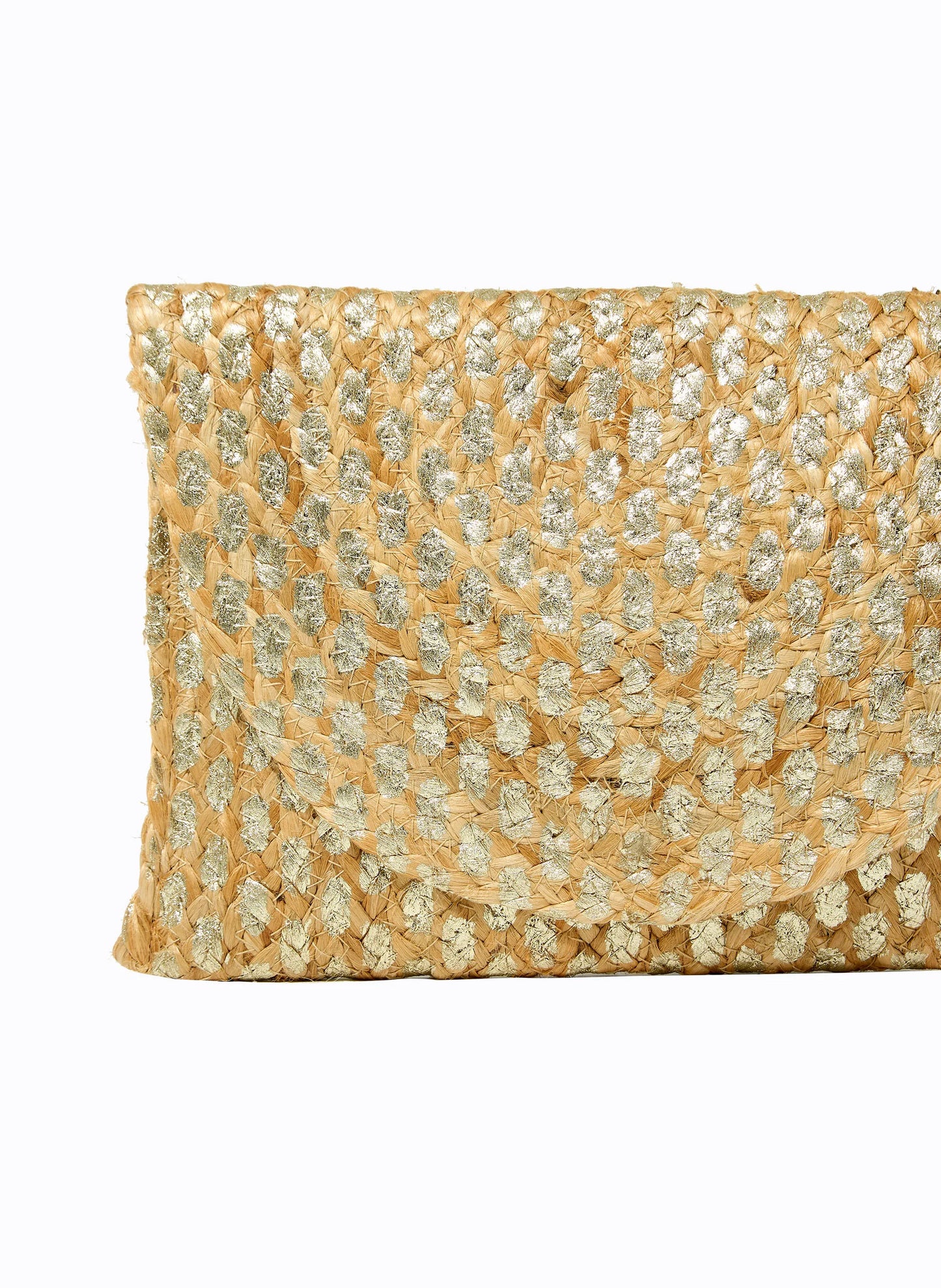 CLUTCH LELIS BLANC LIANA GOLD