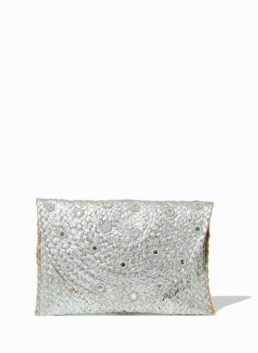 CLUTCH LELIS BLANC LIANNA MIRROR SILVER