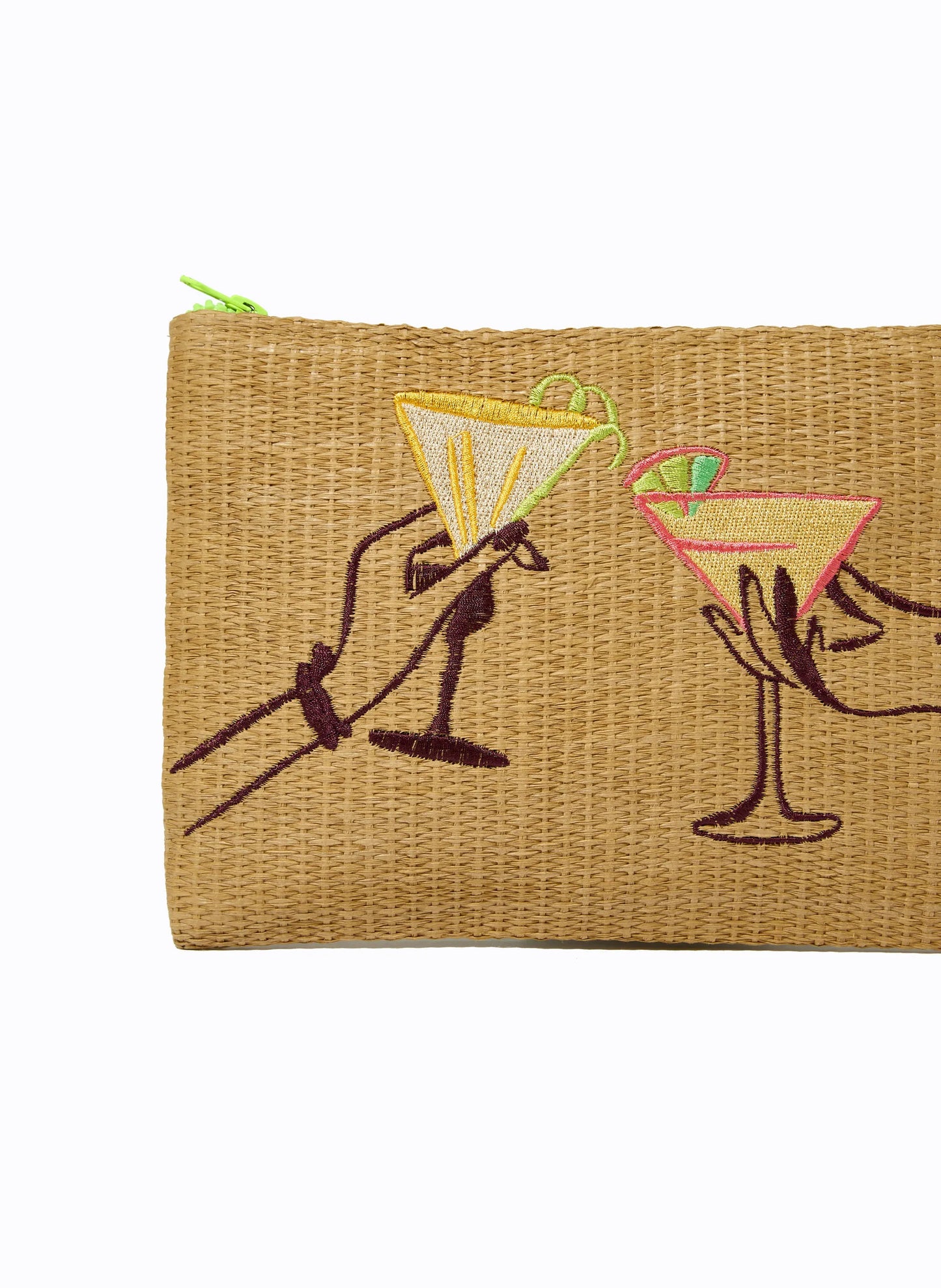 CLUTCH LELIS BLANC FER COCKTAIL BEGE