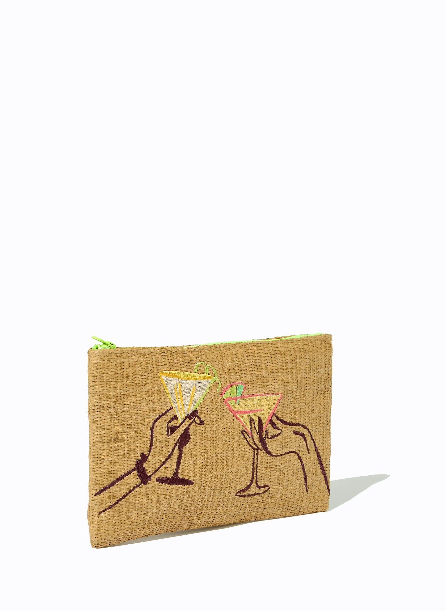 CLUTCH LELIS BLANC FER COCKTAIL BEGE