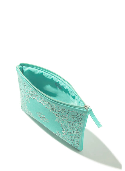 NECESSAIRE LELIS BLANC BANDANA TURQUESA