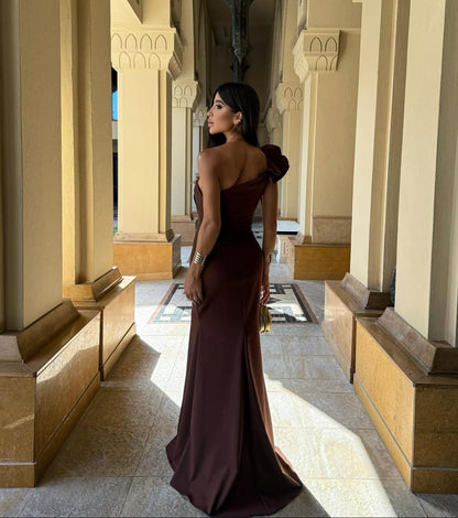 VESTIDO SRBRAND AURORA MARROM