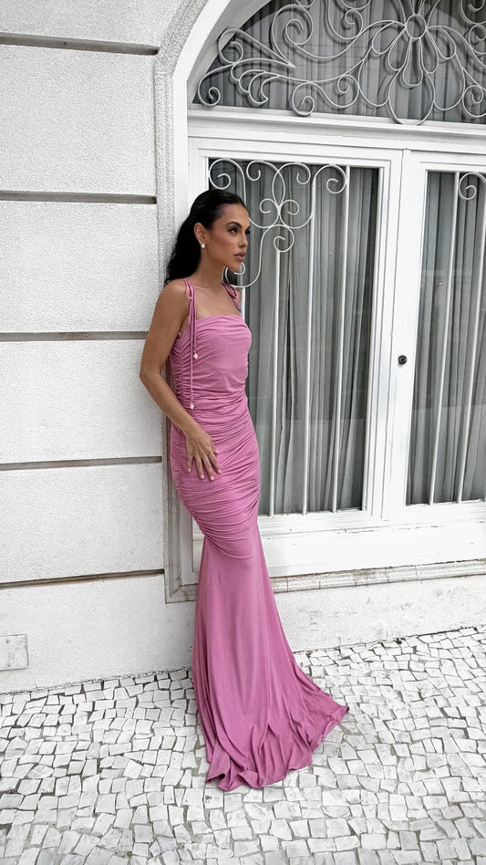 VESTIDO CBRB MALHA ROSA