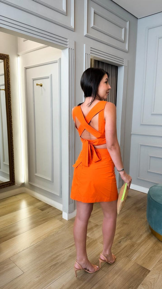 Conjunto Sclub Anelise Laranja