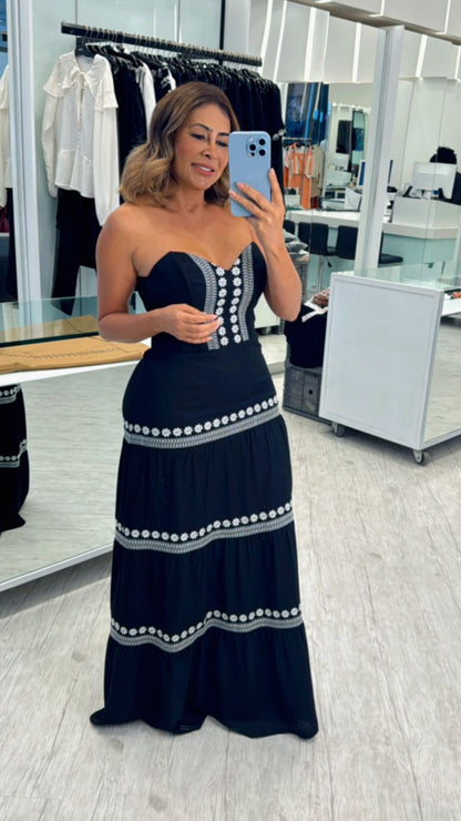 Vestido Artsy Catarine Preto