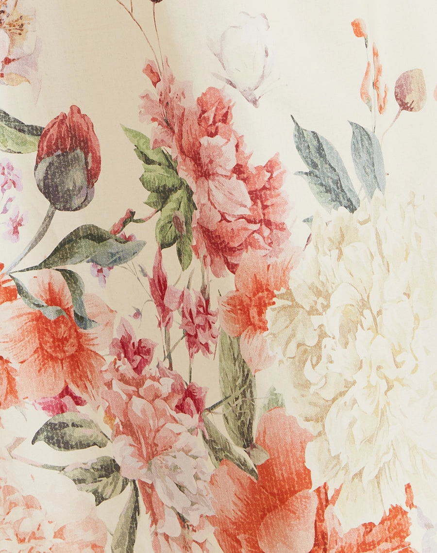 CHEMISE AMISSIMA SOFIA BEGE ESTAMPADO