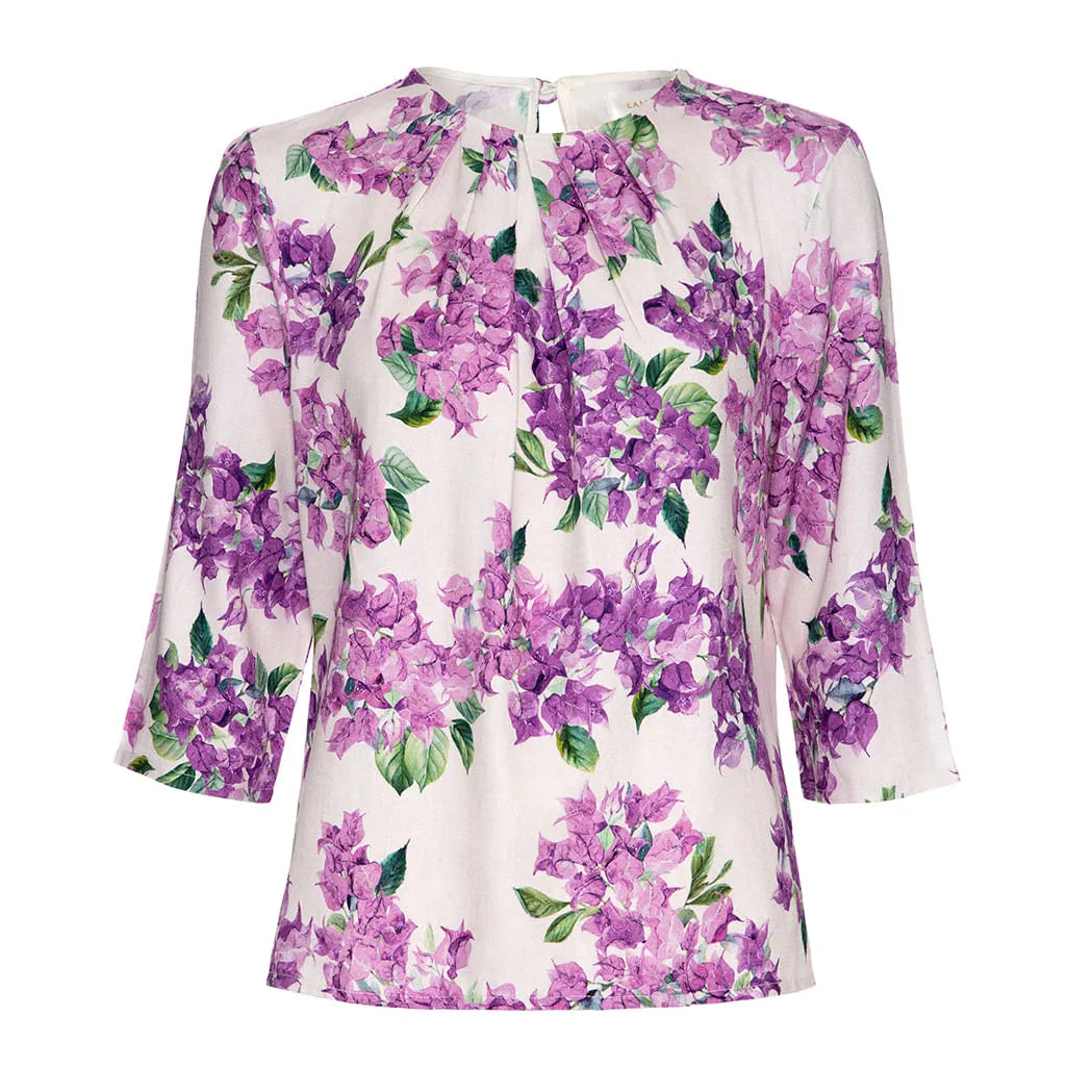 Blusa Lalibela Lilac Estampada