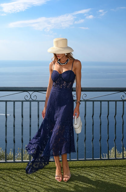 VESTIDO DESNUDE MIDI CHIARA RENDA