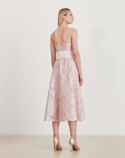 VESTIDO AMISSIMA MIDI JULIE ROSA