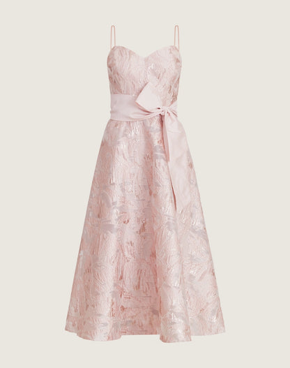 VESTIDO AMISSIMA MIDI JULIE ROSA