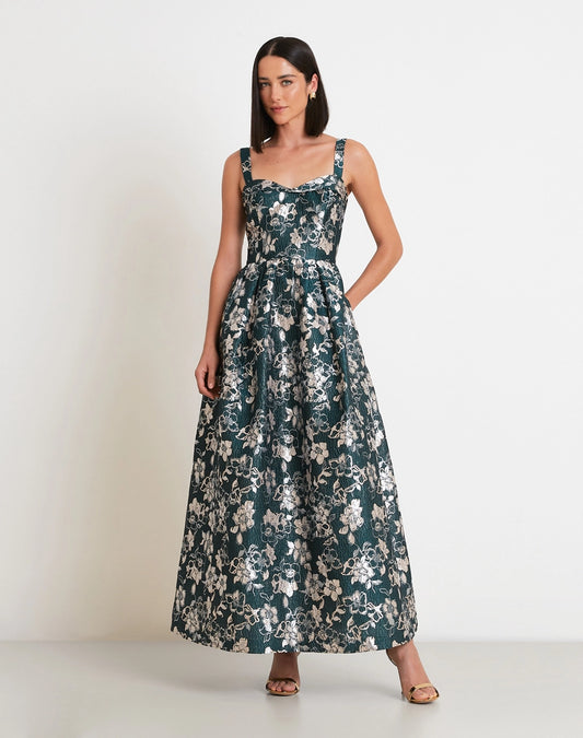 VESTIDO AMISSIMA LONGO RAYANE VERDE