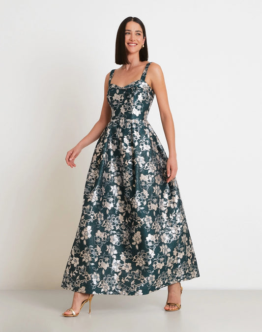 VESTIDO AMISSIMA LONGO RAYANE VERDE