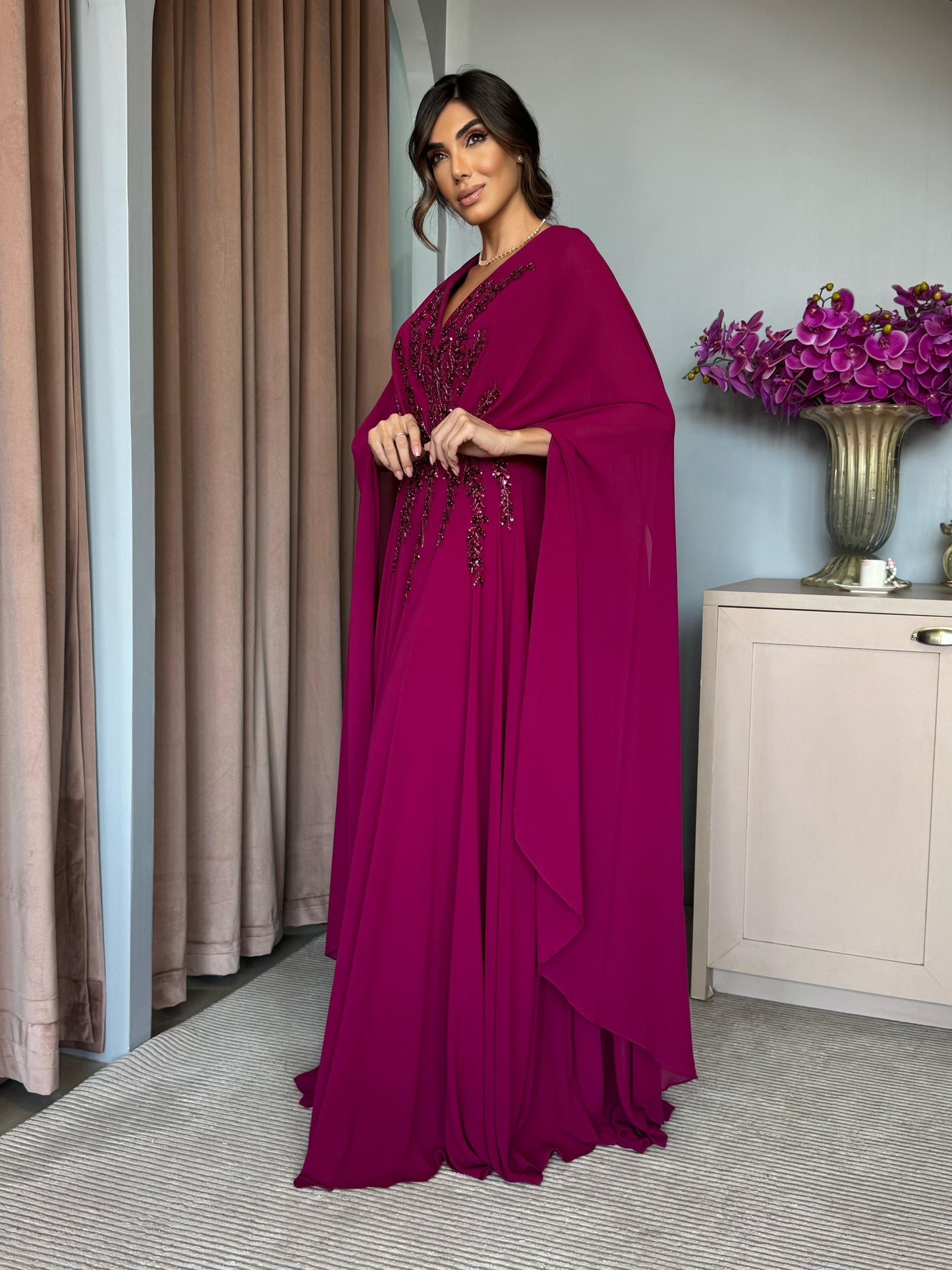 Vestido Dpsco Grace Kelly Marsala