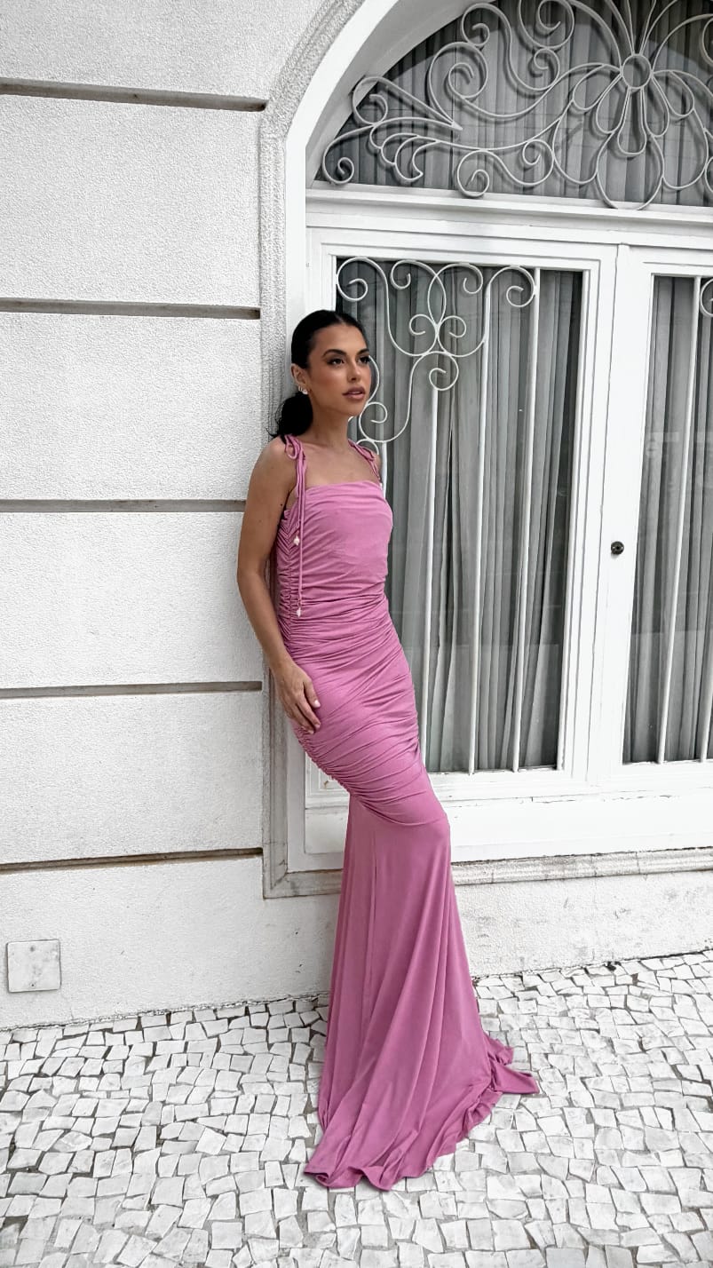 VESTIDO CBRB MALHA ROSA