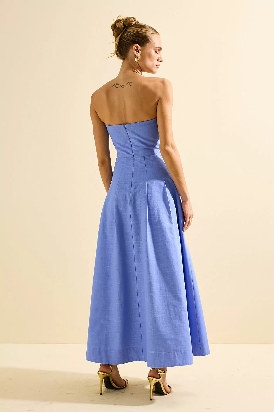 VESTIDO AVE RARA MIDI HIPER NICE SERENITY