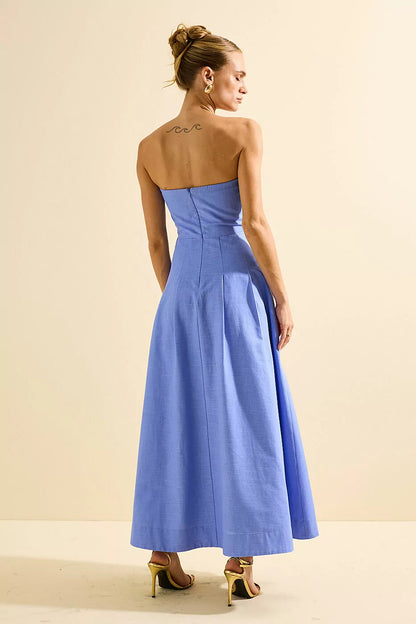 VESTIDO AVE RARA MIDI HIPER NICE SERENITY
