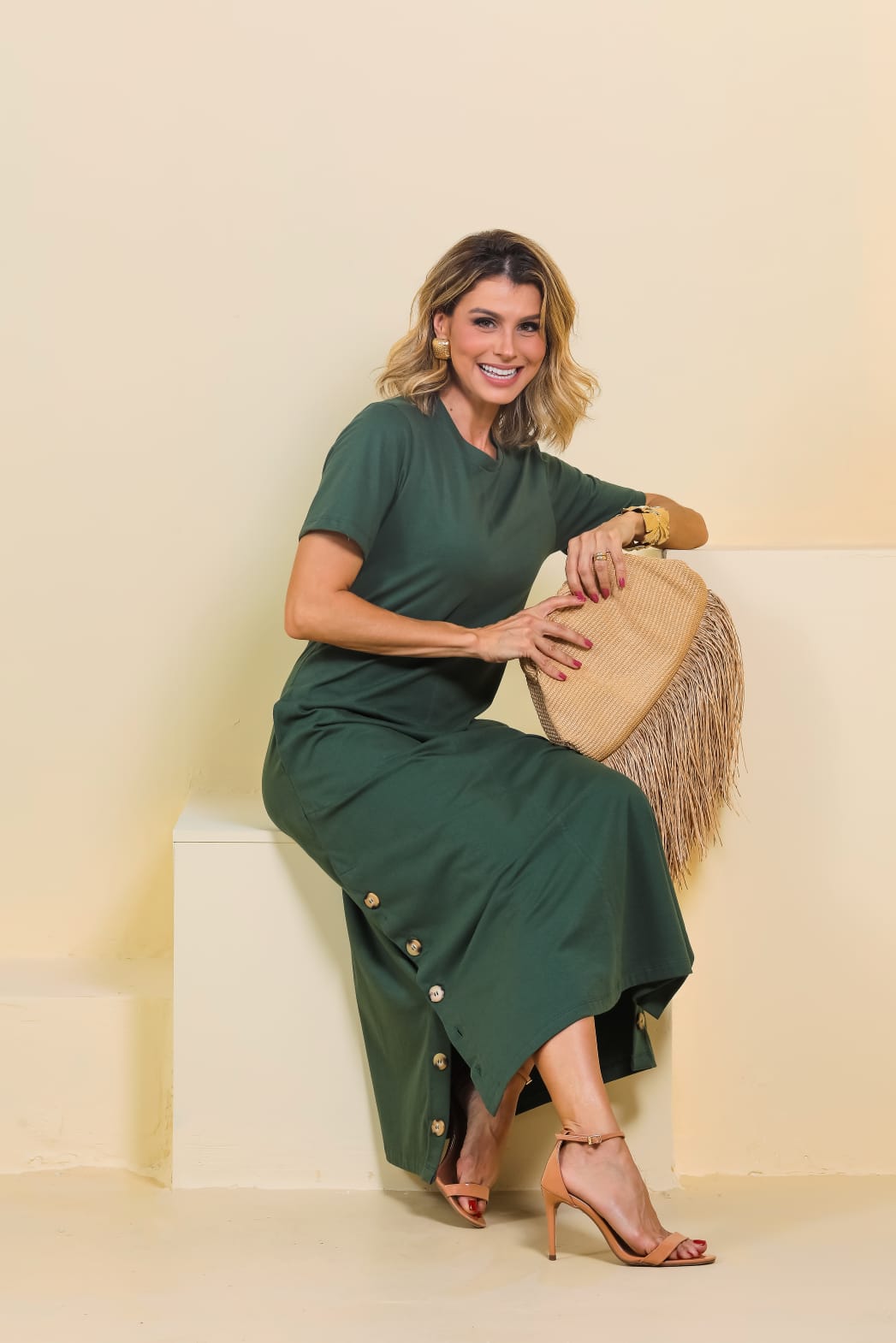 Vestido Anamês Vanessa Verde
