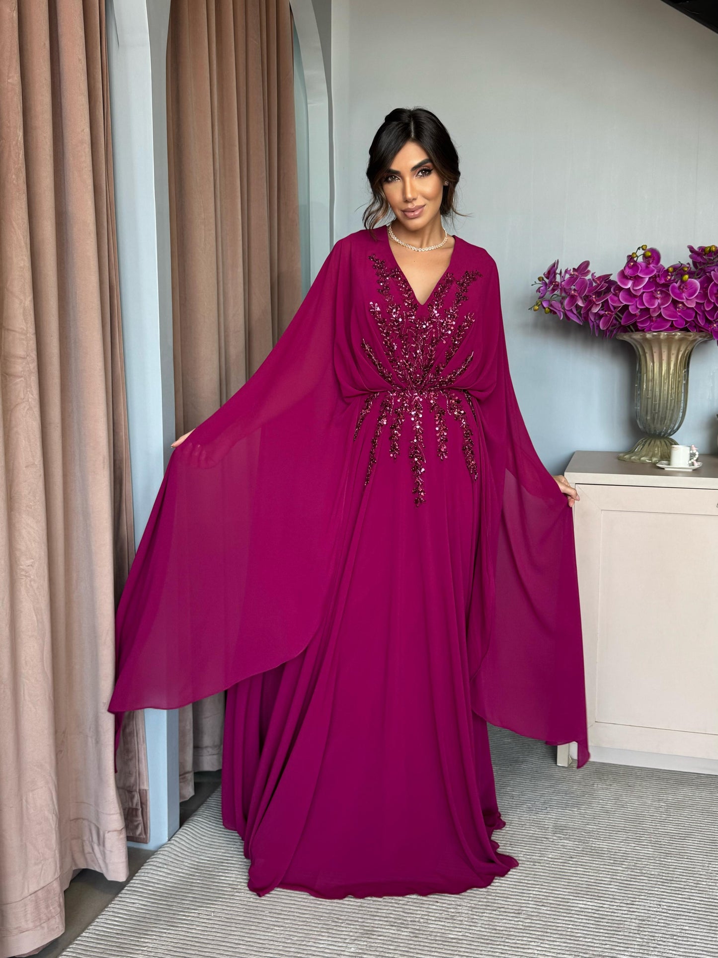Vestido Dpsco Grace Kelly Marsala