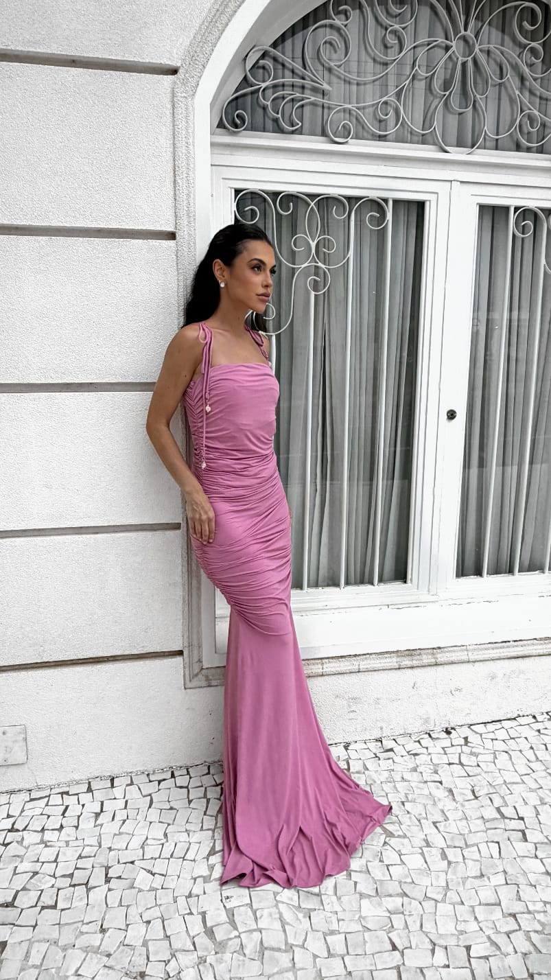VESTIDO CBRB MALHA ROSA