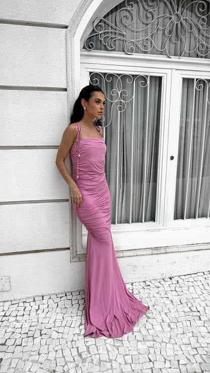 VESTIDO CBRB MALHA ROSA