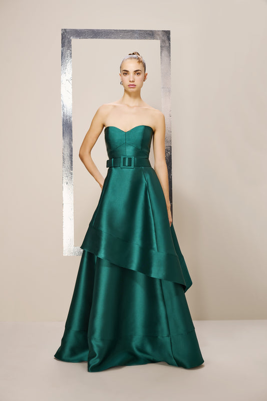 Vestido M.Rodarte Duas Camadas Verde